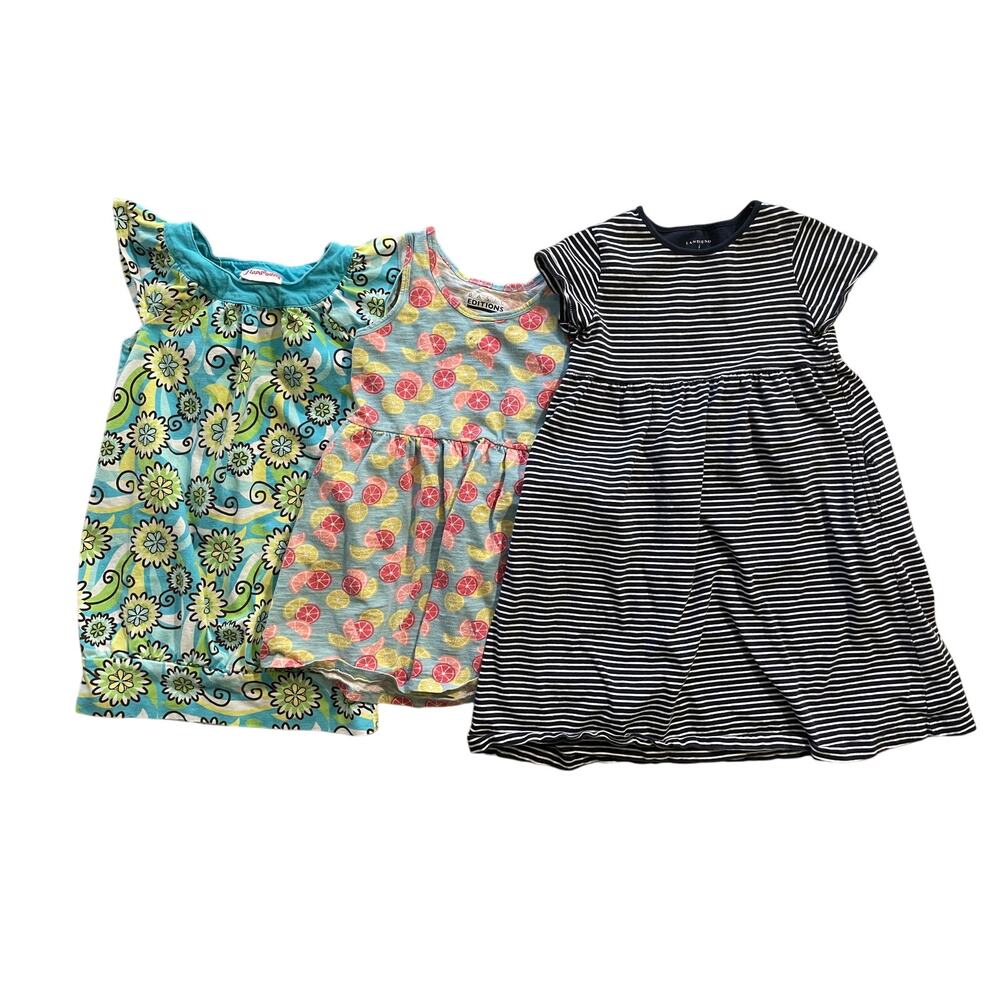 Girls Dresses Bundle of 3 Lands End Flapdoodles Size 6/6X GUC